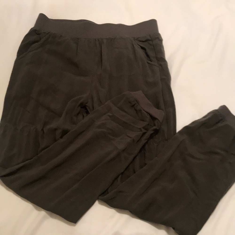 Army green joggers